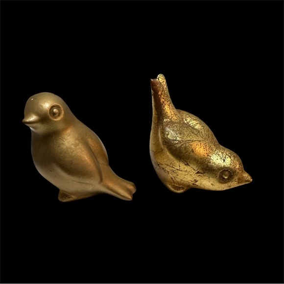 Mid Century Howard Pierce Gold Bird Figurines - Picture 2 of 6